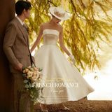Out-Of-View Studio Theme Costume Lawn Wedding Photography Art Photo Photo-View Simple Vertewn Long Dress HZ0517