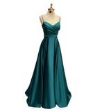 Evening Dress Female Sling Sexy Party Party Birthday Party Evening Dress Temperament Long-Singed Dress HZ0517