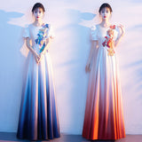 Grand Choir Performance Dress Women's Dress 2026 New Temperament Adult Poetry Recitation Command Costume Stage Art Exam Performance Suit HZ0517
