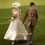 Out-Of-View Studio Theme Costume Lawn Wedding Photography Art Photo Photo-View Simple Vertewn Long Dress HZ0517