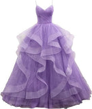 Fashion Sling Fluffy Skirt Event Dress Temperament Year-Up Club Show Evening Dress 2026 New HZ0517