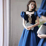 Annual Evening Dress Female Host High Sense French Solo Temperament Famous Luxury Small Art Examination Performance Service Summer HZ0517