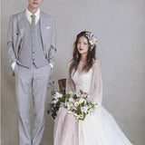 Light Wedding Photography Super Fairy Simple Sen Neat White Thin Exterior Korean Style 2026 New Travel Light Dress HZ0517