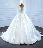 Wedding Dress 2026 New Slim Punt Skirt Tug-Tail Wedding Dress Large-Size Silk And Satin Handmade Pearl HZ0517