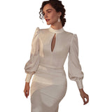 2026 New French Dress Long-Sleeved Sexy Show Party Dress Bar HZ0517