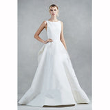 2026 New Retro Back-To-Shoulder Simple Temperament Bridal Bridal Outdoor Light Wedding Dress HZ0517