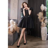 Black Little Dress Banquet Dress 2026 New Spring Short Birthday Party Small Dress Wearing Dress Every Day HZ0517
