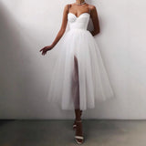 2026 New Dress Women's Ebay Multi-Color Sling With Mesh Dress HZ0517