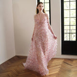 Pink Morning Dress Woman 2026 New High-End Bridal Engagement Dress High-End Super Fairy Sweet Adult Ceremony Princess Dress HZ0517