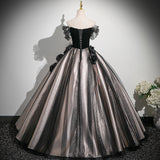 Evening Dress Female High-End Light Luxury Small High-End High-Sense Princess Style Black Graduation Pony Girl HZ0517