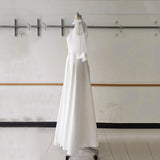 Evening Dress Small Light Wedding Banquet Fairy Temperament Long Dress Female Thin Engagement Certificate White Small Dress HZ0517