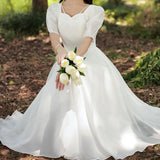 White Dress Registration Certificate Dating Small White Dress Women Usually Can Wear French Dress Engagement Dress Summer HZ0517