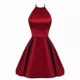 2026 New Hanging Neck Sling Back To School Sex Short Skirt Banquet Party Party Performance Dress Dress HZ0517