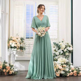Sexy Open Fork Soft-Sin Banquet Evening Dress Woman 2026 New Bridesmaid Dress HZ0517