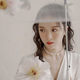 French-Style Fascling Light Wedding Dress 2026 New Bridal Small Temperament Welcome To Go Out Yarn Small Tail White Dress HZ0517