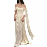 French Light Luxury Small Bra Dress Women 2026 Summer Wedding Dress Wedding Dress Long Light Wedding Dress HZ0517