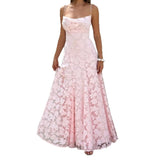 2026 Summer New Sexy Sling Temperament Long-Term Show Prom Evening Dress Dress HZ0517