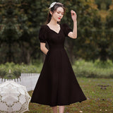 White Certificate Registration Small White Dress French Fastine Engagement Daily Can Wear Small Dress Dress Dress HZ0517