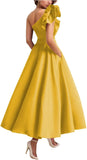 Purple Evening Dress High-Level Temperament Host Art Test Vocal Performance Dress Fluffy Skirt Adult Dress HZ0517