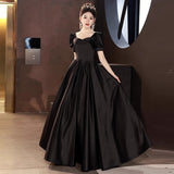 French Black Dingy Bheben Wind At The Runaway Princess Evening Dress Light Luxury Birthday Annual Meeting Presided Over The Graduation Dress HZ0517