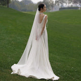 Light Wedding Sling Ribbon 2026 New Winter Bridal Scene Travel Shoot Yarn Female Star Travel Dress Female HZ0517