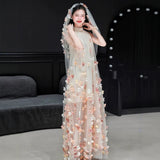 Morning Dress Female Bride French Fairy Hanging Neck Engagement Dress 2026 New Sweet High-End Light Luxury Flower Dress HZ0517