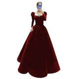 A Toasting Dress Bridal Atmospheric Red Fashion Evening Dress Women Summer Wedding Engagement Usually Wear A Small Elegant HZ0517