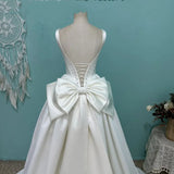 Suspension Wedding Dress 2026 New French-Style Fasted Face Show Thin Court Poncho Skirt Tail Dream Main Wedding Dress HZ0517