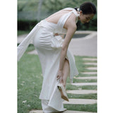 Light Wedding Dress 2026 New Mori Bridal Simple Small Tail French White Thin Fishtail Welcome Dress Summer HZ0517
