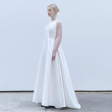 Sing Noodle Light Wedding Dress 2025 New Bridal Shoulder Repair Simple Korean Banquet Evening Dress HZ0517