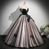 Evening Dress Female High-End Light Luxury Small High-End High-Sense Princess Style Black Graduation Pony Girl HZ0517