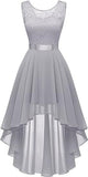 2026 Prom Dress Wedding Formal Sleeveless Lace Cocktail Party Flowing Long Money Back To School Festival Girl Dress HZ0517
