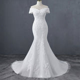 The New 2026 Chinese-Style Lace Mid-Rise Temperament Dreamy Gradient White New Chinese Wedding Dress Can Be Determined HZ0517