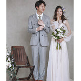 Light Wedding Photography Super Fairy Simple Sen Neat White Thin Exterior Korean Style 2026 New Travel Light Dress HZ0517