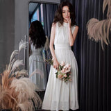French Dress Women 2026 Spring New Banquet Temperament In The Long And Generous Daily Dress HZ0517