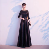 Choir Performance Suit 2026 New Temperament Annual Meeting Presided Over The Dress Women's Poetry Recitation Performance Of The New Long Dress HZ0517