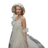 French Light Wedding Dress Morning Dress Beautiful Super Fairy Princess High-End Luxury Small Bride Go Out Yarn Evening Dress HZ0517
