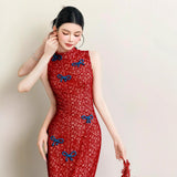New Chinese Red Bride Morning Dress Girl Light Luxury High-End Toasting Engagement Thin Evening Dress Dress Dress Dress HZ0517