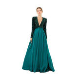 2026 New Evening Dress Deep V Banquet Sexy Dress Host Long White And Thin HZ0517