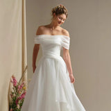 2026 New French Light Wedding Dress Simple Thin Senior Feeling Tug Dream Super Fairy Pungong Skirt HZ0517