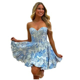 Short-Term Evening Dress Party Ball Birthday Small Slimming Dress Dress HZ0517