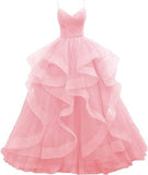 Fashion Sling Fluffy Skirt Event Dress Temperament Year-Up Club Show Evening Dress 2026 New HZ0517