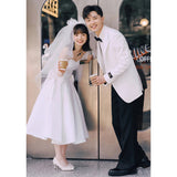 Simplicity Brated Light Wedding Dress 2026 New Bridal Travel Photography Yarn Photo Dress Simple License Small White Dress Woman HZ0517