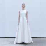 Sing Noodle Light Wedding Dress 2025 New Bridal Shoulder Repair Simple Korean Banquet Evening Dress HZ0517