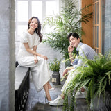 Light Wedding Bridal Korean Version Of The Simple Sen System Super Fairy Registration Certificate Dress Girl White Denstala Go Out Yarn HZ0517