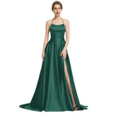 Sexy Dew Evening Dress 2026 New Densiness Shoulder With Open Fork Ball Dress HZ0517