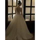 French Hepburn Light Wedding Dress Super Fairy Dreamson Slings Simple Yarn Retro Pongamy Skirt Dress HZ0517