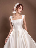 Travel Shot Light Wedding Dress Simple Mori Dress Daily Hepburn Sling 2026 New Yarn Dress HZ0517
