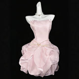 Evening Dress Solid Color Palming Body Slimming Party Host Small Fairy Gas Daily Birthday Party Dress HZ0517