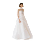Travel Photography Sen Women's Light Wedding Dress With A Chest To Go Out Yarn Outdoor Wedding Dress Simple Engagement Dress HZ0517